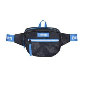 FORTNITE Multiplier NEW Waist Bag Black Blue Adjustable Functional Fanny Pack